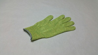 GLOVE TWARON LOW LINT;7 GAUGE LIME - Cut Resistant